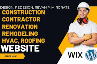 design professional construction, roofing, hvac, remodelling plumbing website
