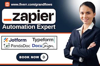 setup zapier automations jotform typeform wpform integrate docusign pandadoc zap