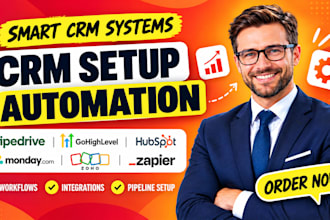setup pipedrive gohiglevel automation hubspot monday zoho crm zapier integration