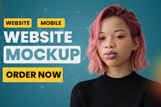 website mockup, figma website mockup, website layout design, landing page