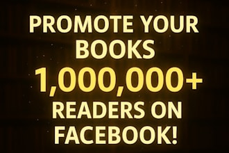 promote your book to over 1,000,000 readers on facebook