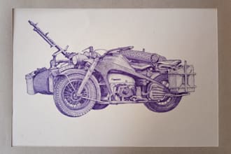 do free line ball point hand drawn of your favorite object