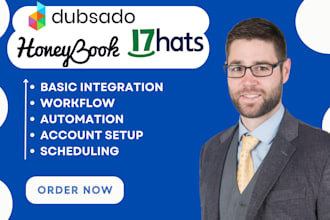 setup honeybook automations dubsado workflows, dubsado and honeybook crm 17hats