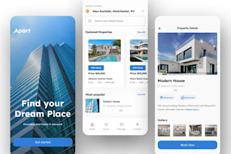 develop property management app, real estate app, hotel management app