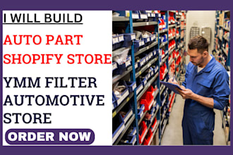 design auto part shopify store auto part automotive store ymm filter autopart