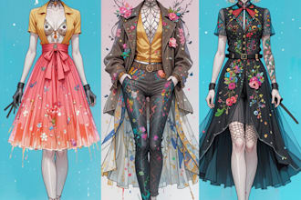 draw fashion illustration in my style