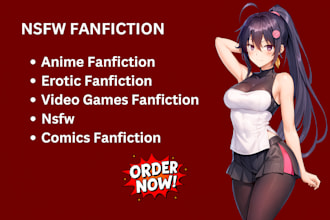 write nsfw fanfiction romance anime comic story kinky smut gay erotica story