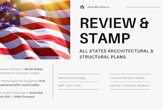 draw stamp architectural drawing engineering drawing city permit mep floor plan
