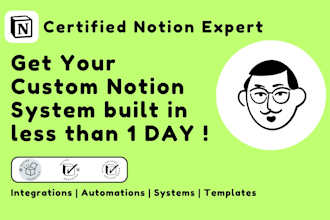 create your notion system and notion templates in 1 day