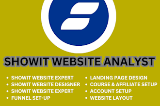 design, clone redesign and customize showit website and template showit seo page