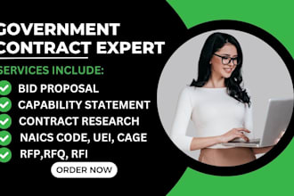 write winning government contract proposal, bid proposal, rfp, rfq, rfi, grant
