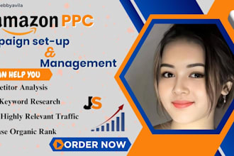 setup manage and optimize amazon PPC campaign sponsored ads amazon PPC setup