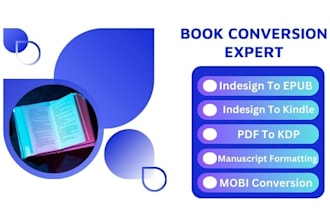 convert indesign to epub kindle  mobi for KDP publishing and manuscript format
