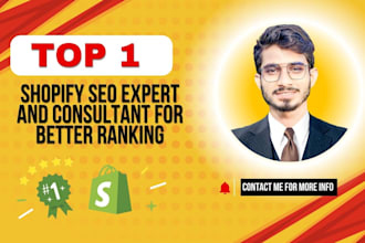 do shopify SEO expert and consultant for better ranking