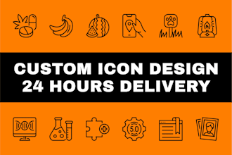 design unique custom vector icon for web or app in 24h