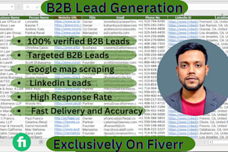 generate targeted b2b leads with emails, phone numbers and linkedin lead profile