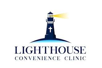 design attractive lighthouse logo with express delivery