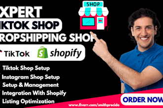 tiktok shop, tiktok shop dropshipping, build tiktok shop and management
