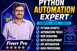 develop python scripts for automation and web scraping