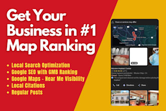 optimize google my business profile for local SEO and gmb map ranking