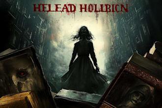 design fantasy, romance, horror, or thriller book cover