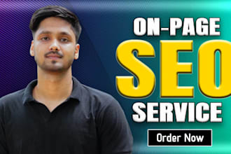 do professional on page SEO optimization and boost your website ranking