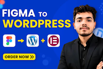 convert figma to wordpress elementor pro website