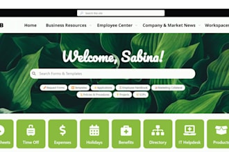 create intranet website, company portal website, google sites intranet