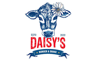 design awesome burger restaurant logo