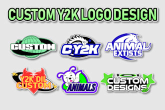 design a custom y2k logo for your clothing or streetwear brand in 24 hours