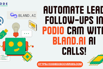 integrate podio with bland for ai powered auto calling