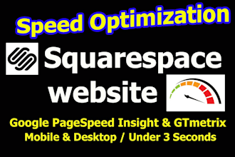 optimize squarespace website speed with best scores in 24 hours
