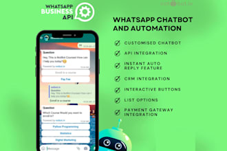 create a whatsapp automation bot