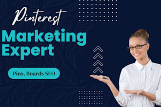 create pins and boards as a pinterest marketing expert