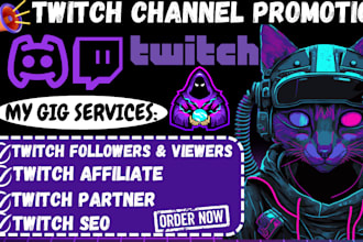 do organic twitch channel promotion twitch affiliate twitch partner twitch SEO