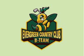 design evergreen country club logo