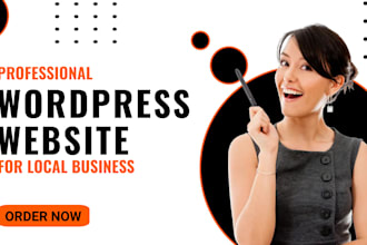 create fast secure SEO optimized wordpress business website for local business