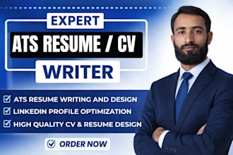 do ats resume writing, CV writing and linkedin profile optimization
