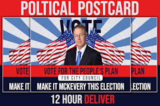 designi political real estate and cleaning postcards or eddm in12hr