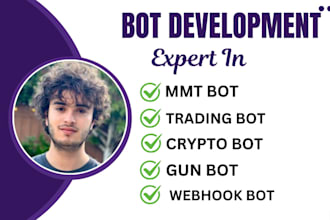 install and set up mmt trading bot, crypto gunbot, arbitrage bot, webhook bot