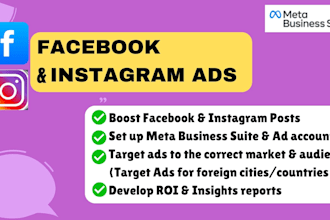 facebook and instagram ad campaigns, meta ads expert, ROI analysis, ab testing