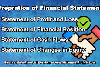 prepare financial statements, profit and loss, balance sheet, financial reports