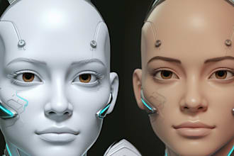 do 3d realistic character 3d model for unreal engine game, unreal engine 5 ue4