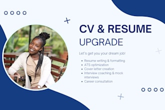 edit and revamp your resume or cv