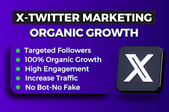 manage your x twitter account and organic growth