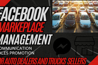 professional facebook marketplace management for auto dealers