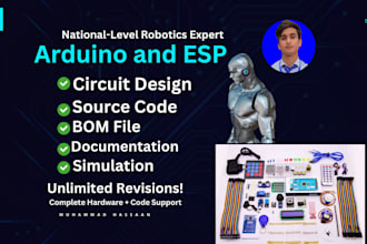automate esp32, arduino projects programming, circuit design