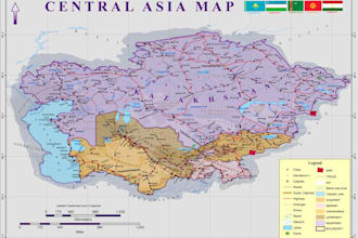 digitize maps and create stunning gis maps for analysis and planning