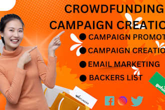setup crowdfunding promotion campaign fundraising kickstarter gofundme indiegogo