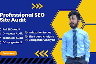 provide a professional site audit report with all SEO issues